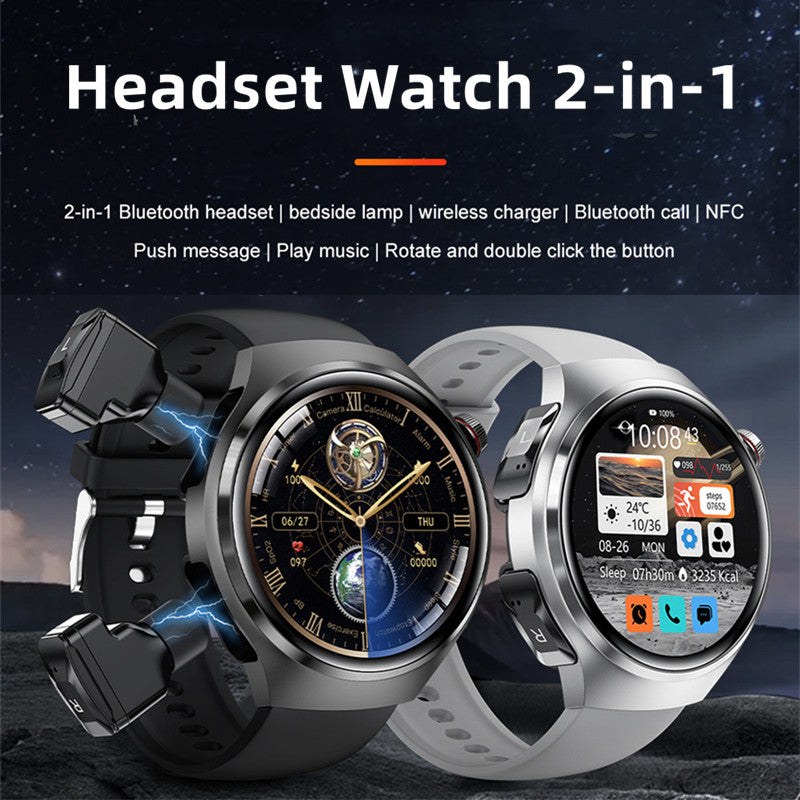 Headphones smart watch 2-in-1